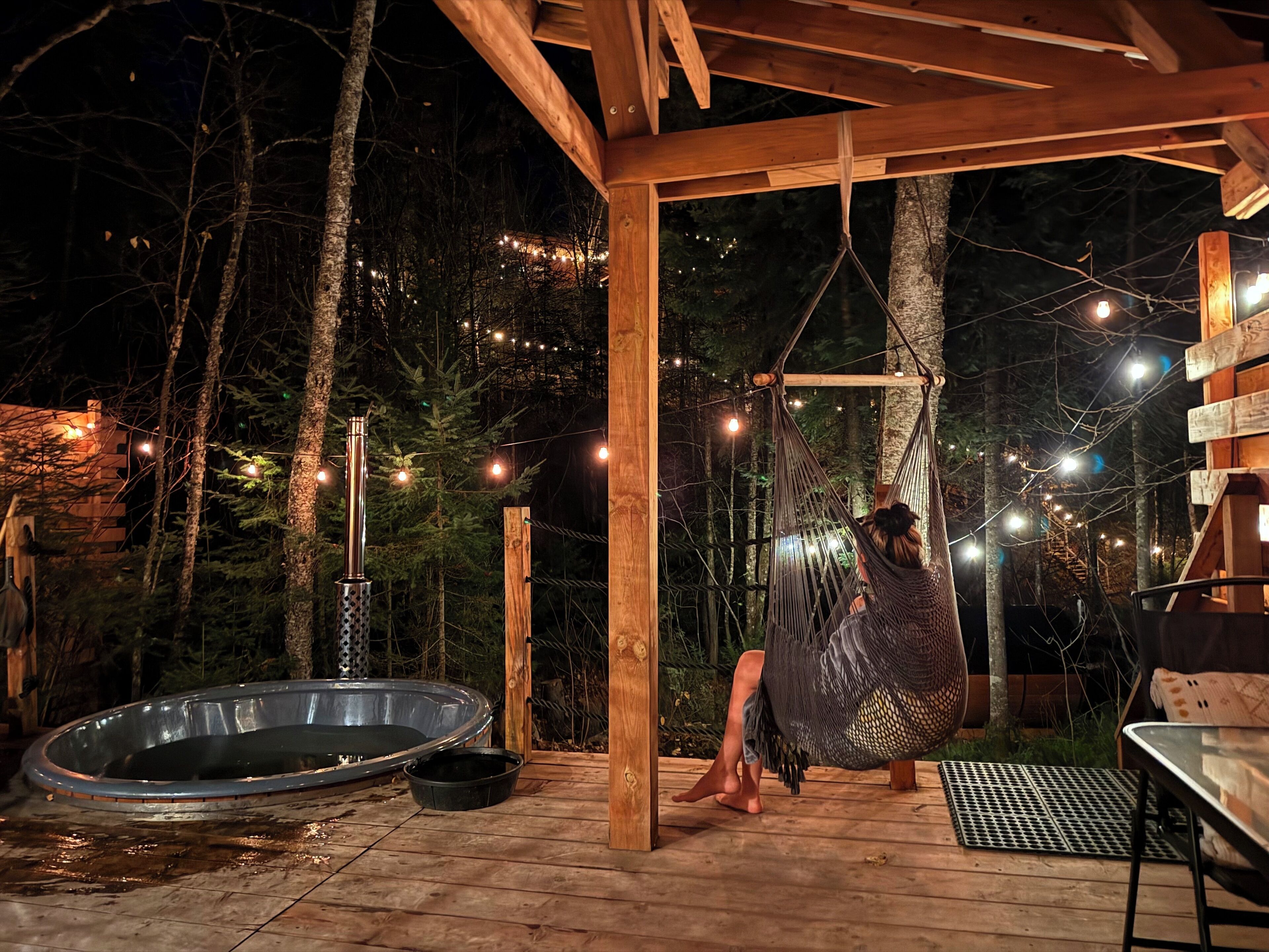 Bain à remous extérieur