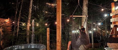 Bain à remous extérieur