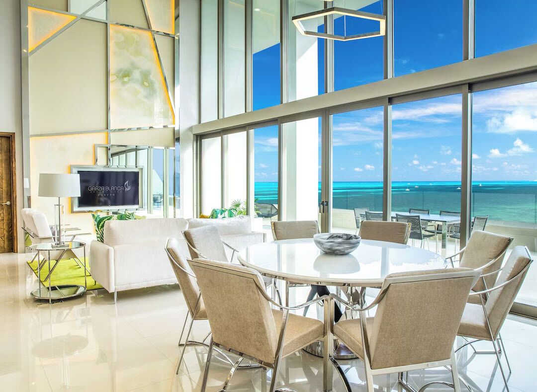 Luxury Loft, 3 Bedrooms, Ocean View | Living area | 47-inch flat-screen TV with digital channels