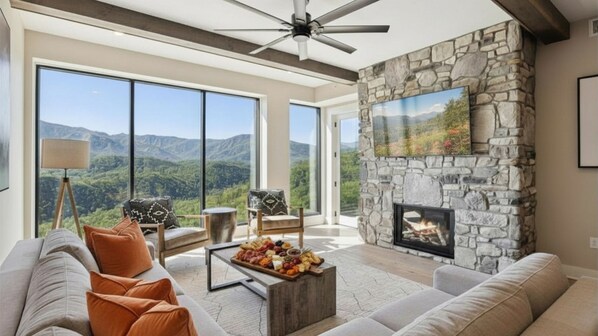 Smart TV, fireplace, offices