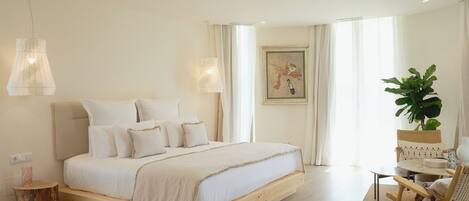 Villa | 1 chambre, draps en coton égyptien, literie de qualité supérieure