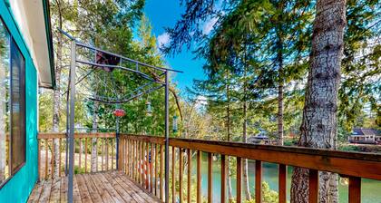 Waterfront escape with beach access, deck, streaming, & W/D - dog-friendly