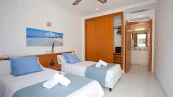 1 室のベッドルーム、WiFi (無料)、ベッドシーツ