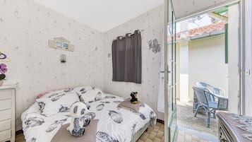 2 chambres, Wi-Fi gratuit, draps fournis