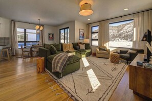 TV, DVD player, books, stereo - Mountain Home By Aspects | Sauna Access + Firepit (Big Sky)