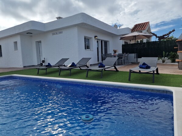Pool - "Del Perro"@MARISOL: 300m to the beach, private pool, A/C, WiFi, dog beach (Riumar)