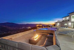 Terrace/patio - Luxury Resort Home with Pool, Pickleball Court & Golf Simulator (El Cajon)