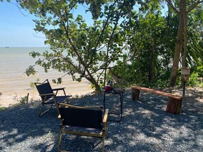 Romantisches Zelt, 1 Doppelbett, Meerblick, am Strand | Strand-/Meerblick