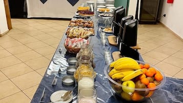 Daily buffet breakfast (EUR 7 per person)