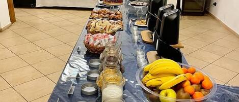 Daily buffet breakfast (EUR 7 per person)