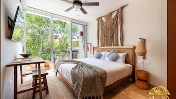 Apartemen Deluks | Pemandangan taman