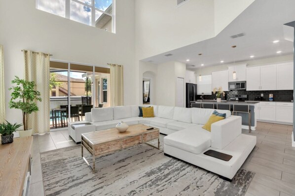 TV - Imagine Your Family Renting This Luxury Contemporary Style Villa on Storey Lake Resort (Orlando)