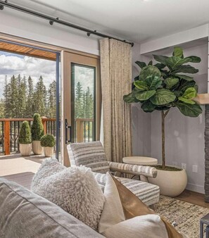 Fernseher, Kamin
