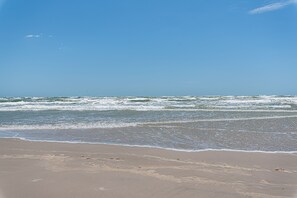 On the beach