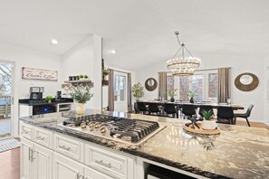 Fridge, microwave, oven, stovetop - 7BR Designer Home in Massanutten (McGaheysville)