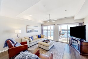 TV, peis, DVD-spiller og bøker