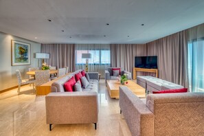 1 sovrum, egyptiska bomullslakan och sängtillbehör av högsta kvalitet