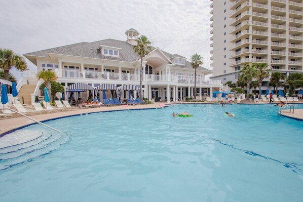 Indoor pool, a heated pool
