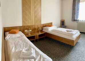 Standard Twin Room | Desk, free WiFi, bed sheets - Hotel Die Traube (Admont)