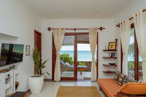 Bibi Chini Villa | Living area | 48-inch Smart TV with digital channels, Netflix, streaming services - Babu Villas (Jambiani)