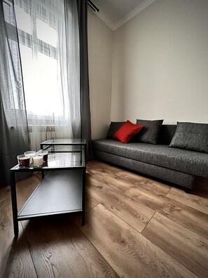 Living area - Centrally-Located Opole Apartment: Stunning Views & Convenience! (Opole)