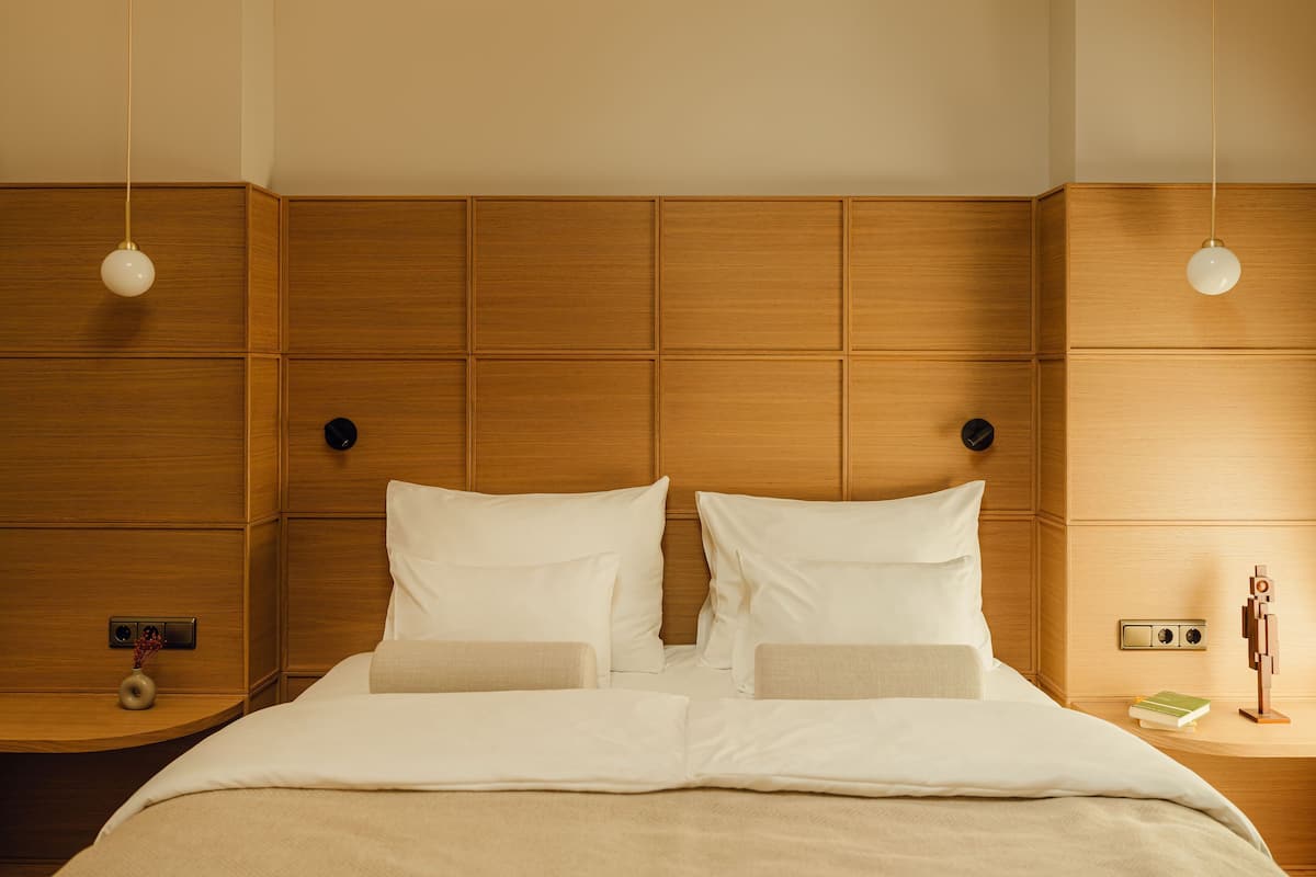 SuĂte estĂșdio conforto | 1 quarto, roupas de cama premium, edredons de pluma, cofres nos quartos