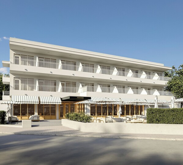 Façade de l’hébergement