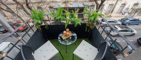 Apartment | Blick vom Balkon