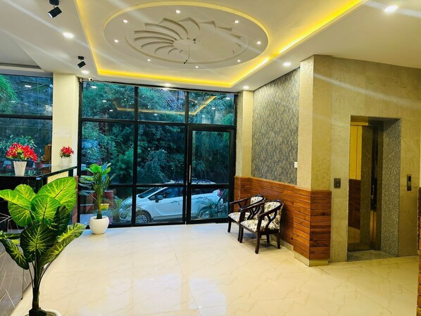 Sala de estar en el lobby