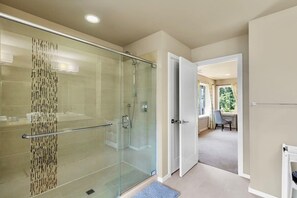 Shower, hair dryer