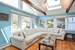 TV, video games, table football, offices