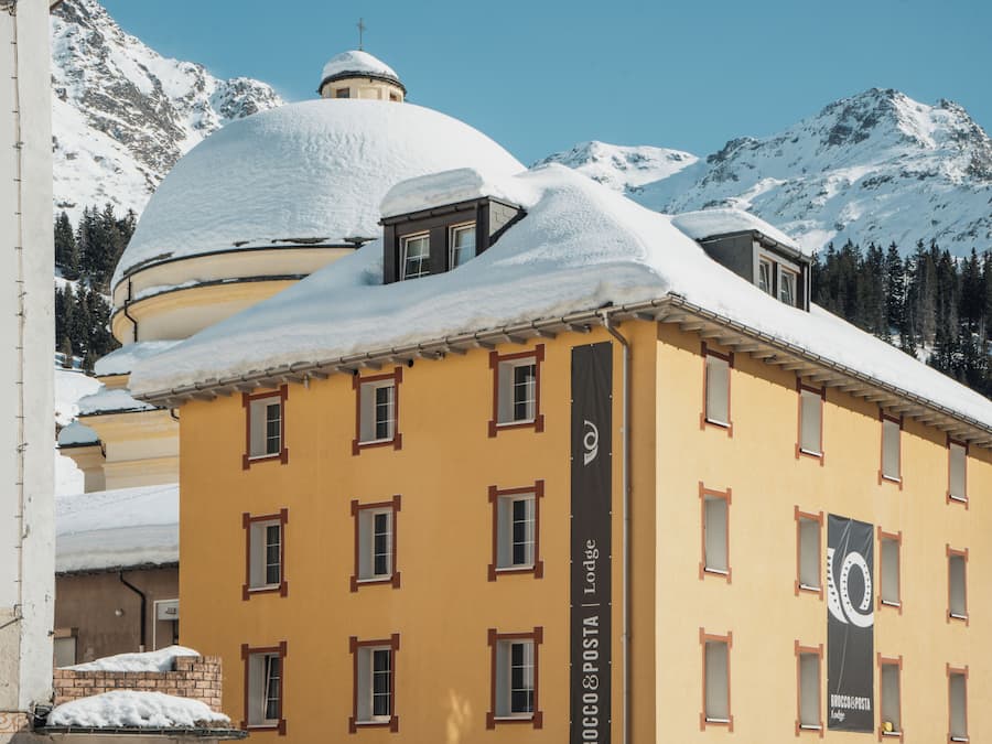 Facciata della struttura