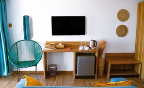 1 slaapkamer, een bureau, gratis wifi, beddengoed