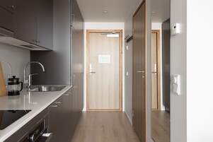 Medium studio with a view | 私人厨房 | 大冰箱、微波炉、烤箱、炉灶