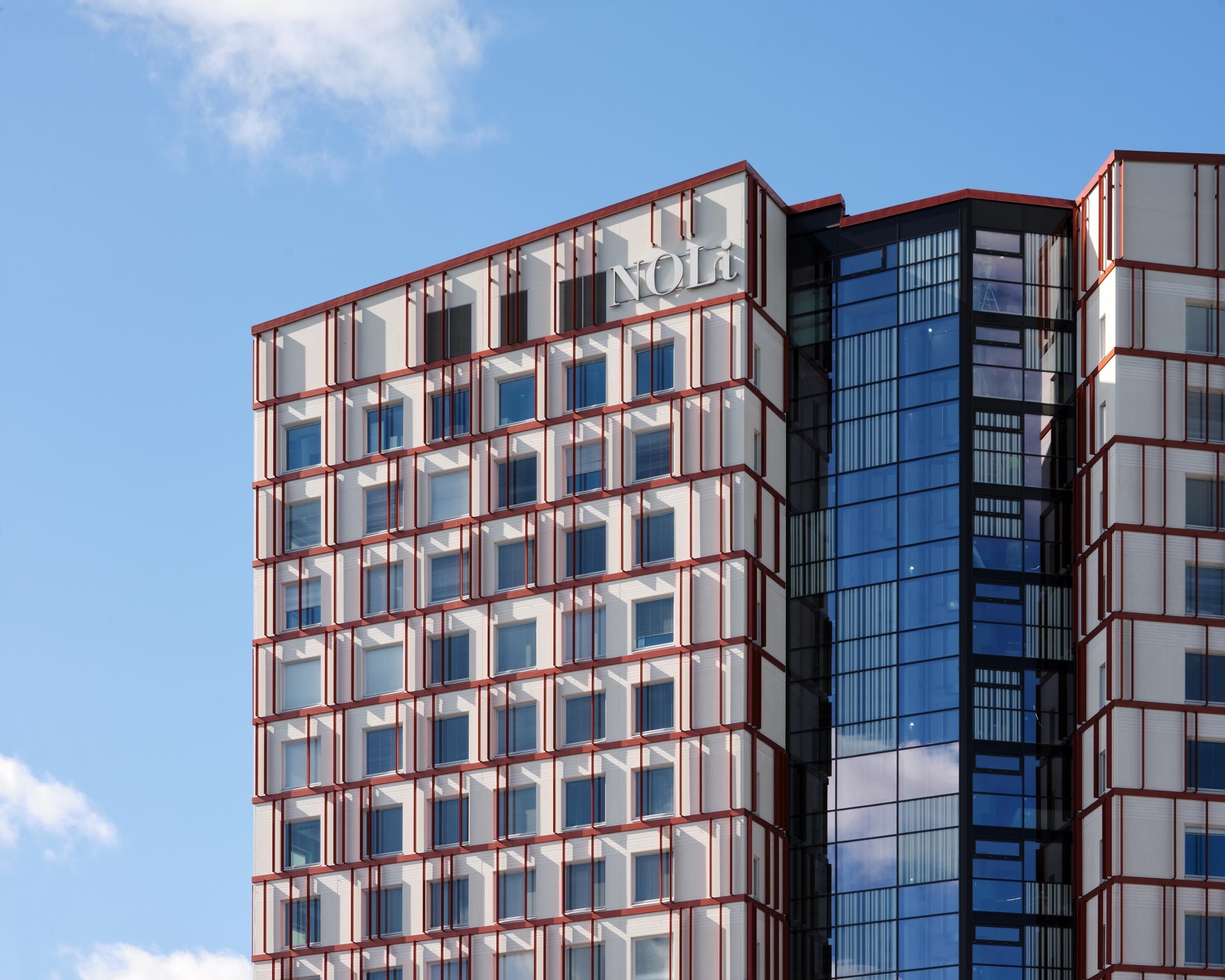 Majoituspaikan julkisivu