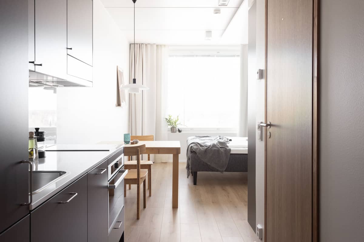Standard studio - upper floors | Schreibtisch, laptopgeeigneter Arbeitsplatz, Verdunkelungsvorhänge