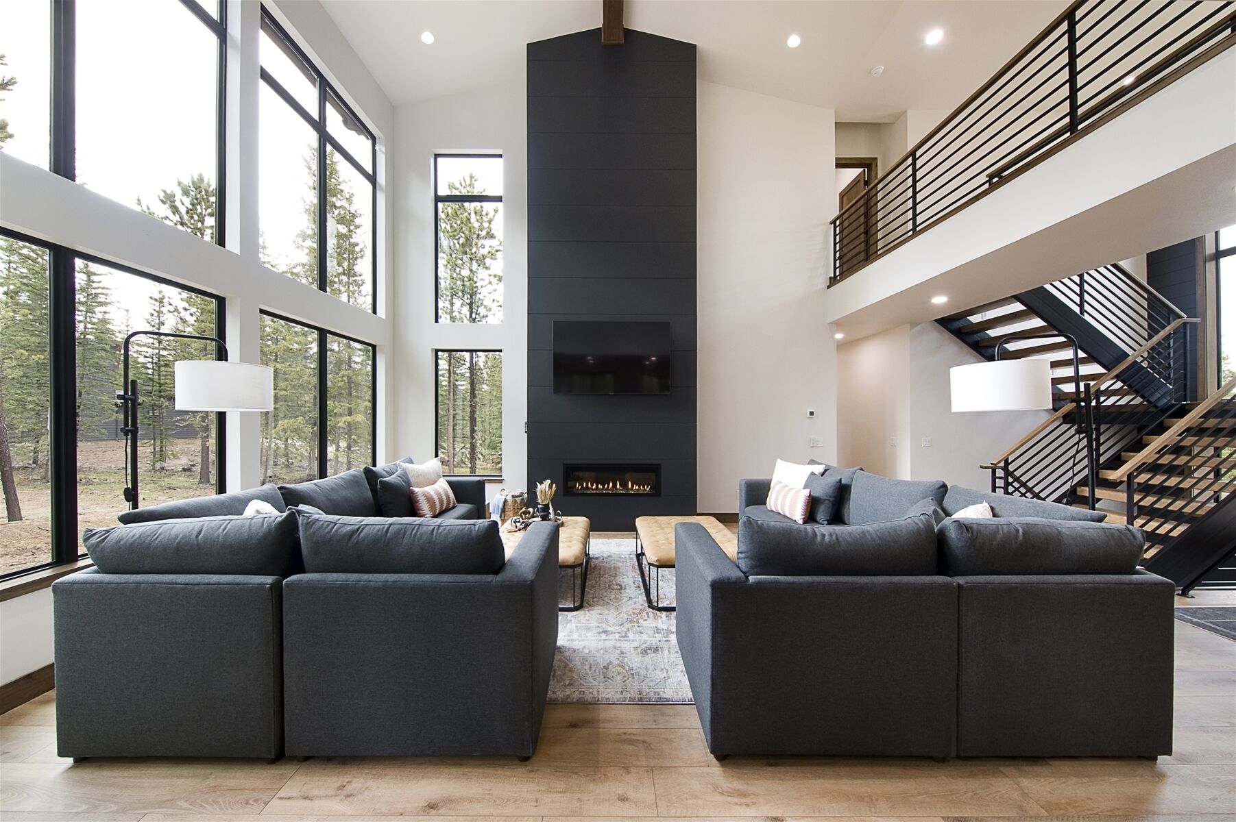 TV, fireplace, video games