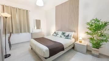 1 Schlafzimmer, BĂŒgeleisen/BĂŒgelbrett, WLAN, BettwĂ€sche