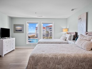 3 slaapkamers, een strijkplank/strijkijzer, wifi, beddengoed