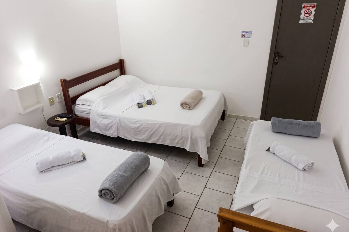 Classic Quadruple Room | 1 bedroom, laptop workspace, free WiFi, bed sheets