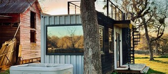 The Blue Ridge Container Tiny Home in the Country