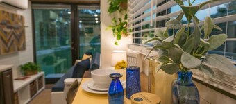 Yellow Blue Elegant Container Tiny House