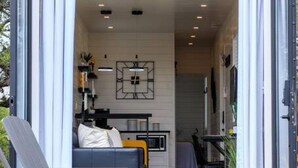 1 bedroom, iron/ironing board, Internet - New The Yellow Beacon-luxury Shipping Container (Fredericksburg)