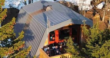 Chalet insolite et cocooning, poĂȘle Ă bois et ski