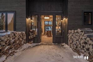 Exterior detail - Beautiful Alpine Estate! Ski-In/Out, Hot Tub, Grill, Basketball Court! (Big Sky)