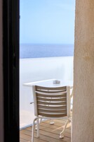 Standard Triple Room, Partial Sea View | Terrace/patio