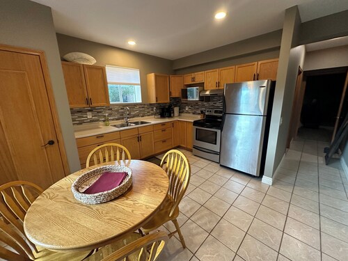 Separate sunny walk out basement suite in safe upscale neighborhood. Pets ok/fee