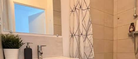 Towels, soap, toilet paper