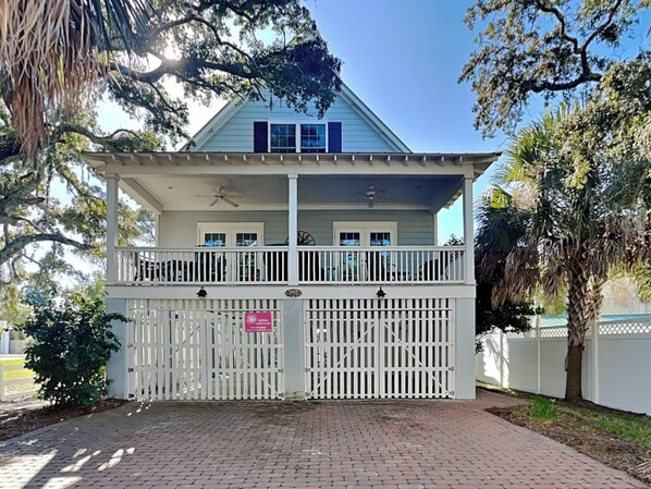Exterior - Spacious Tybee Retreat w/ Porch, Serene Setting Near Beach (Tybee Island)