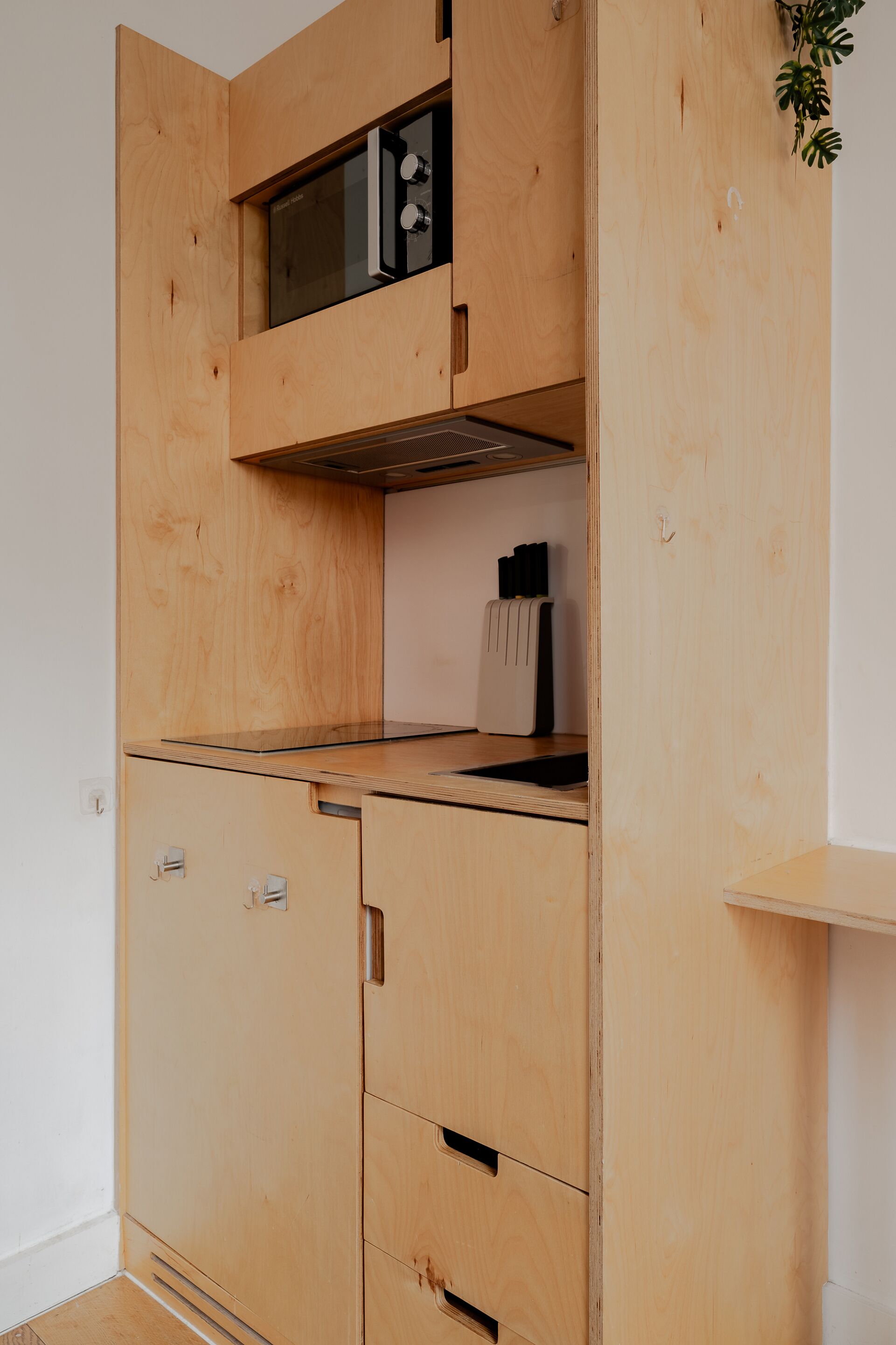 Basic Apartment, Private Bathroom (15) | Private kitchen | Mini-fridge, microwave, stovetop, electric kettle